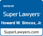 Logo Recognizing Sussman & Simcox's affiliation with Super Lawyers